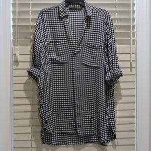 Zara gingham shirt